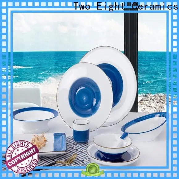 Two Eight pottery plate ideas factory for dinning room 1