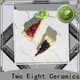 Custom custom ceramic plate for business for bistro 1