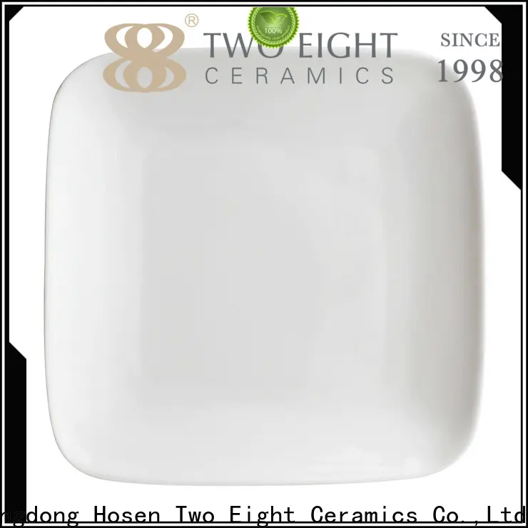 Two Eight white plate manufacturers for bistro 1