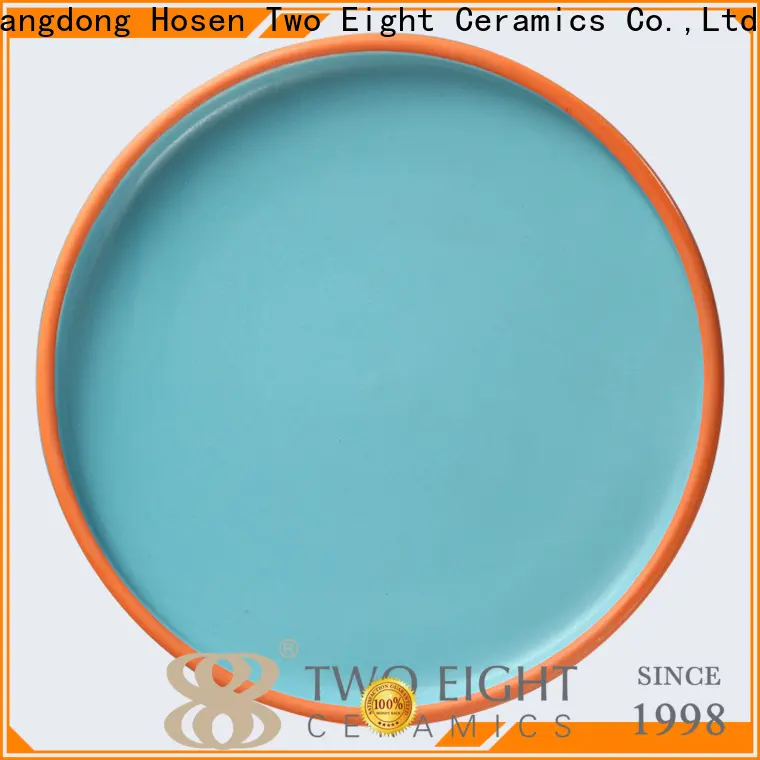 Two Eight painting porcelain plates for business for dinning room 1