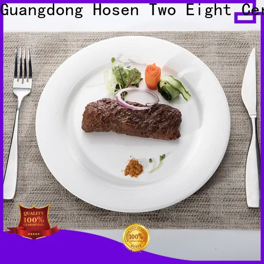 Best ceramics white plate Suppliers for home 1