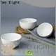 Two Eight white ceramic serving bowls Supply for hotel 1