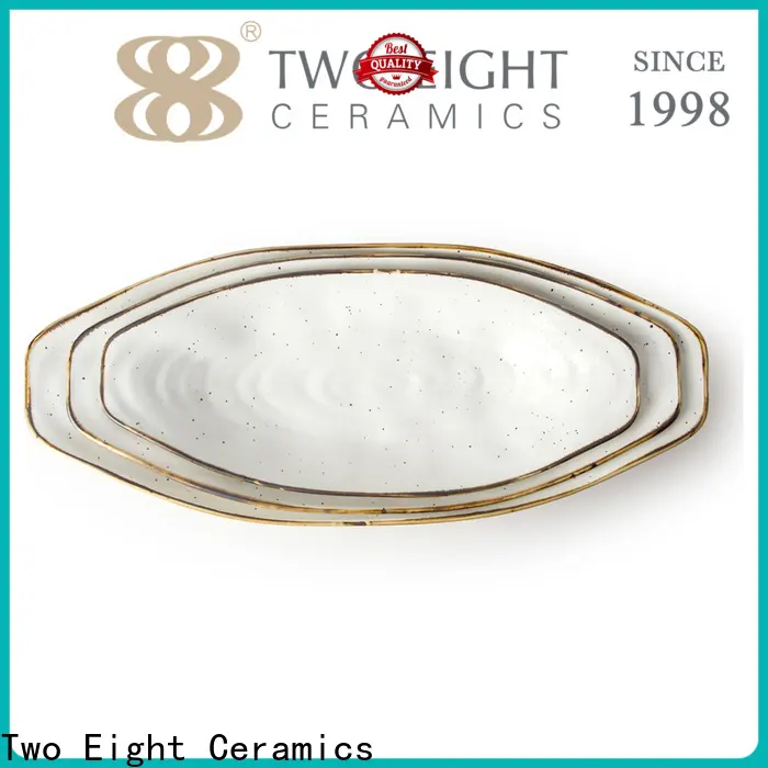 Two Eight diy ceramic plates factory for home 1