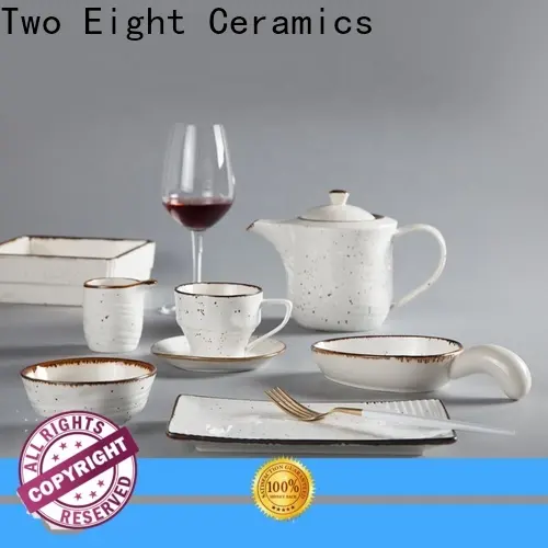 Two Eight handmade plates for business for restaurant 1