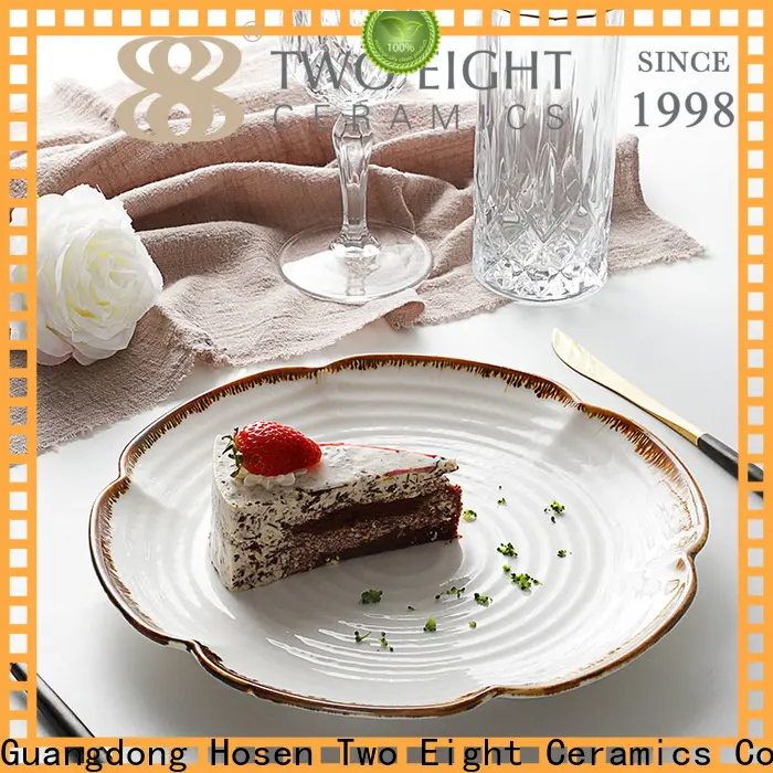 Two Eight Latest colorful ceramic plate manufacturers for restaurant 1