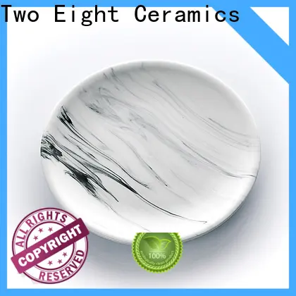 Two Eight dessert plates ceramic factory for kitchen 1