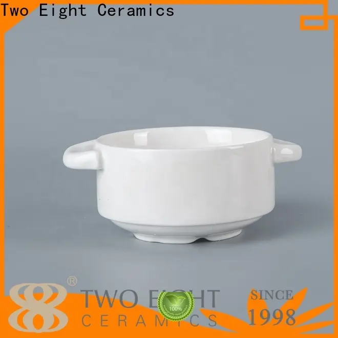 Two Eight Top white pasta bowl Supply for home 1