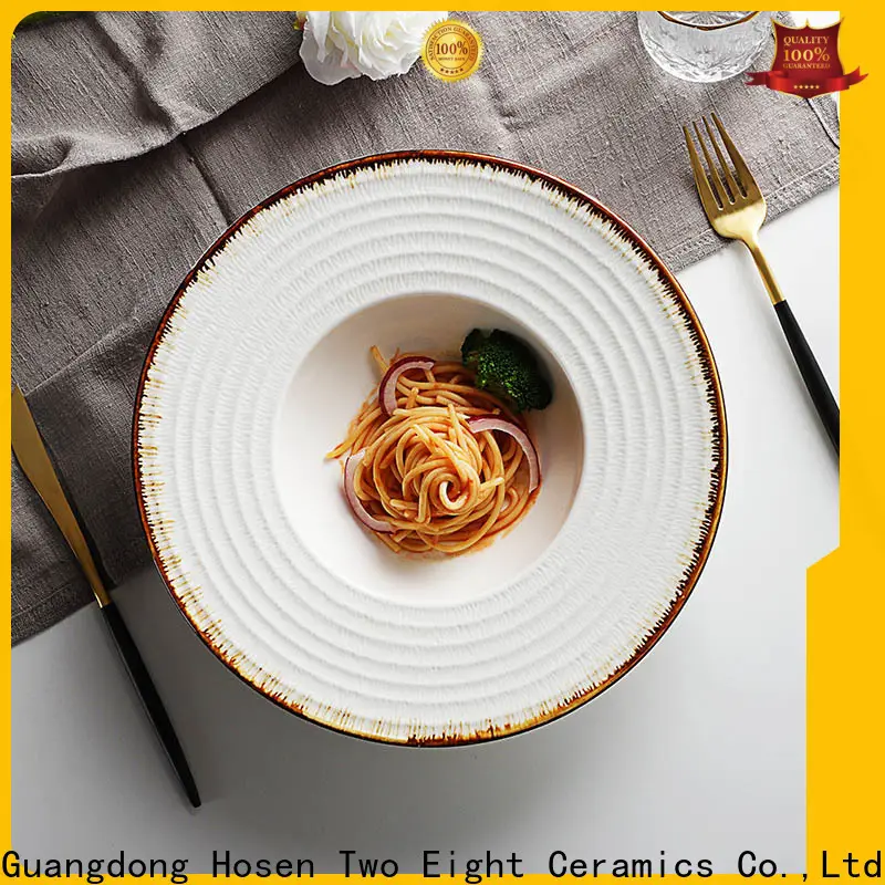 Two Eight Top square dinner plates Suppliers for restaurant 1