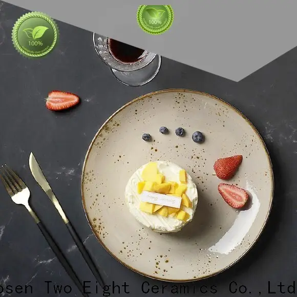 Wholesale rustic dinner plates manufacturers for hotel 1