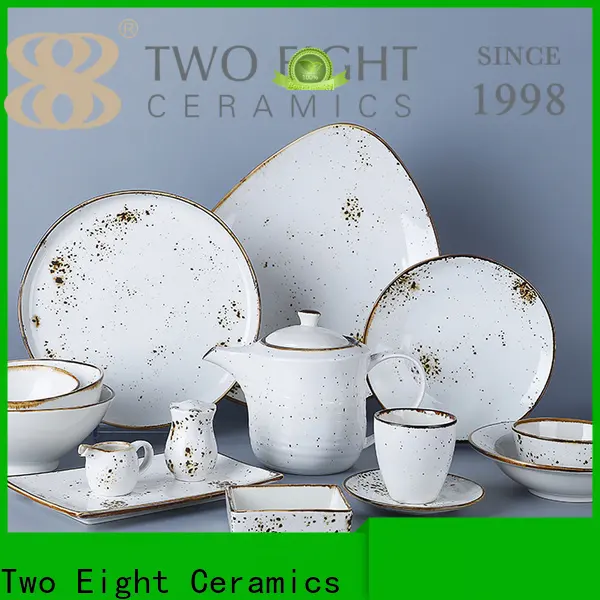 Two Eight New ceramic charger plate Supply for hotel 1