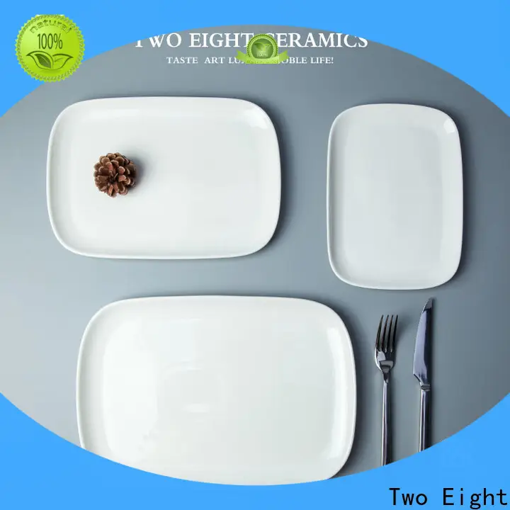 Two Eight small ceramic plates Supply for dinner 1