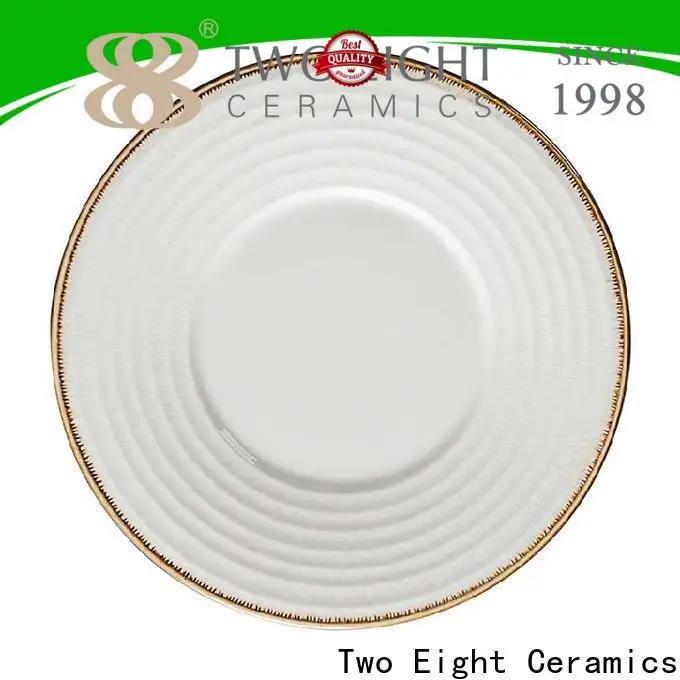 Two Eight white dinner plates wedding Suppliers for bistro 1