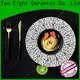 Two Eight pastel color ceramic plates company for dinner 1