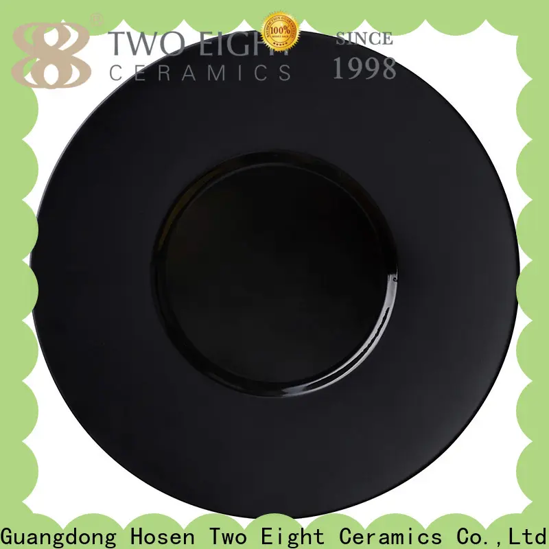 Custom pottery dinner plates for business for bistro 1