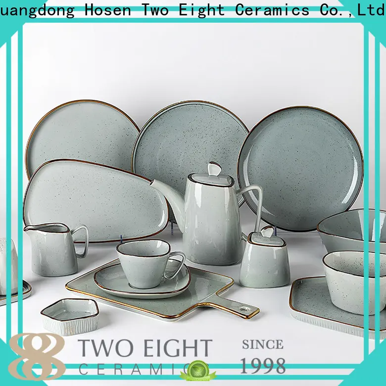 Two Eight Latest square plates factory for dinning room 1