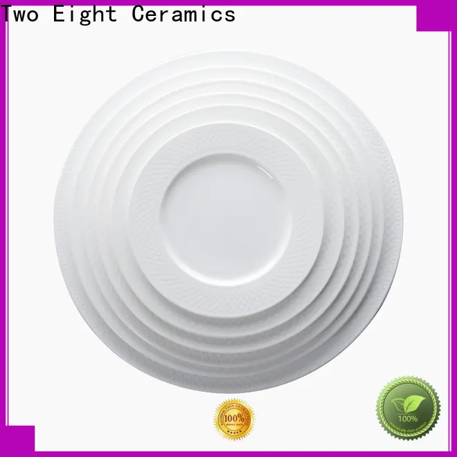 Two Eight white ceramic dishes Suppliers for restaurant 1