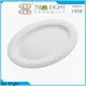 Two Eight white porcelain plates factory for home 1