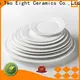 Two Eight Wholesale plain white ceramic plates Suppliers for dinning room 1