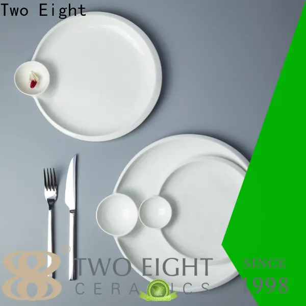 Two Eight ceramic kids plates for business for dinner 1