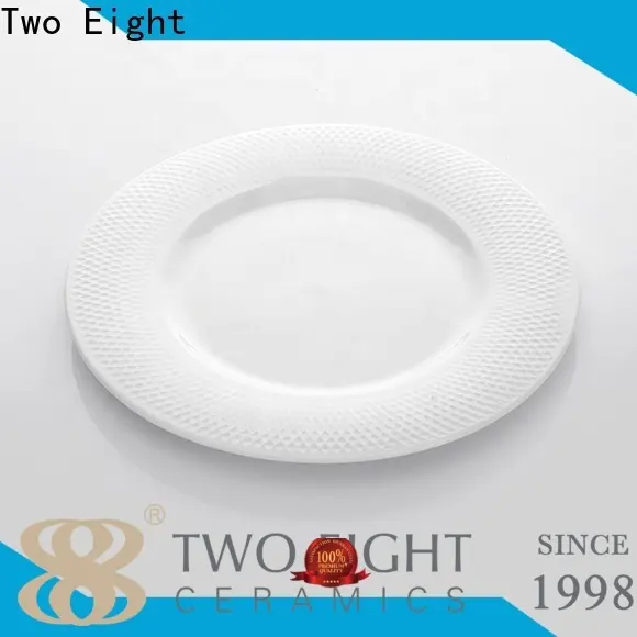 Latest white dinner plate with silver line factory for hotel 1