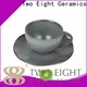 Two Eight Top tall white coffee mugs company for dinner 1