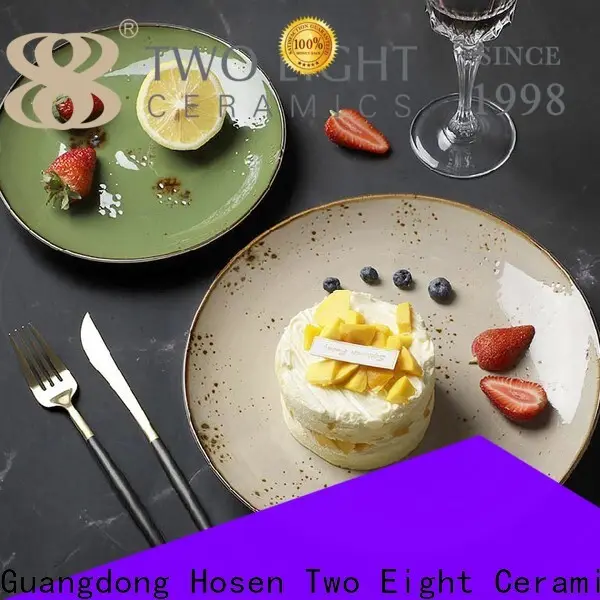 Two Eight unglazed ceramic plate Suppliers for dinner 1