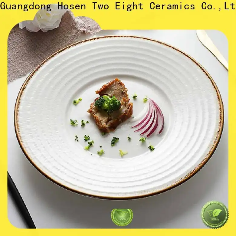 Top white ceramic plates manufacturers for restaurant 1