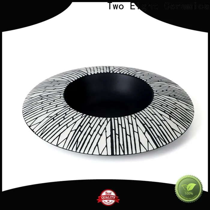 Two Eight Custom square ceramic plates Supply for bistro 1