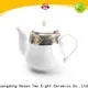 Custom teapot set white factory for restaurant 1