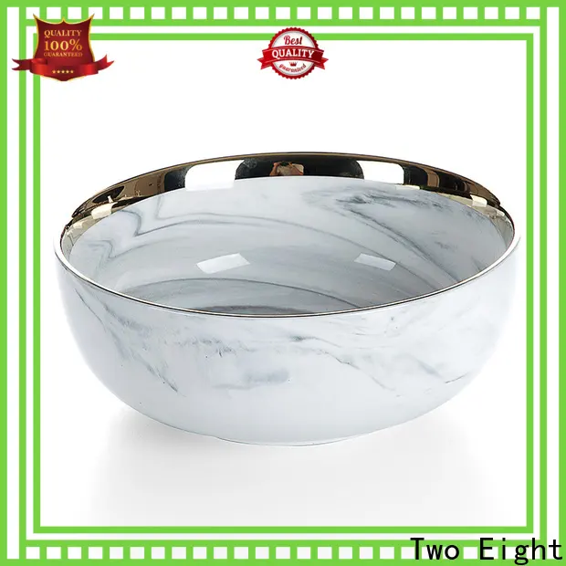 Two Eight glazed ceramic bowls 1
