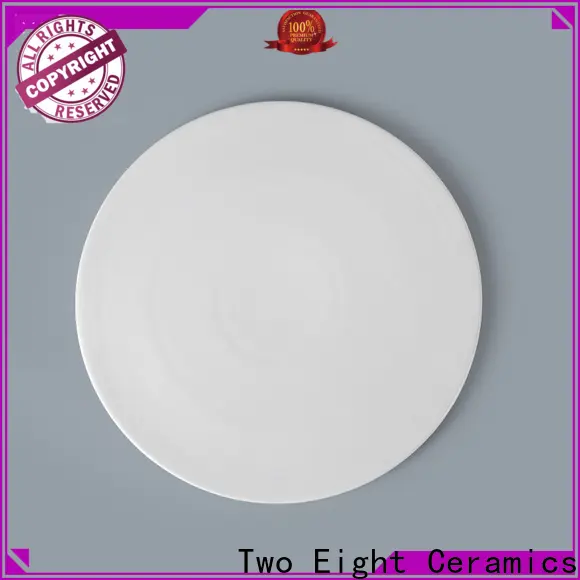 Two Eight ceramic square plate for business for restaurant 1