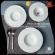 Two Eight New ceramic plates white Suppliers for dinning room 1
