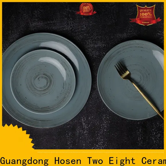 Two Eight High-quality square porcelain plates factory for bistro 1