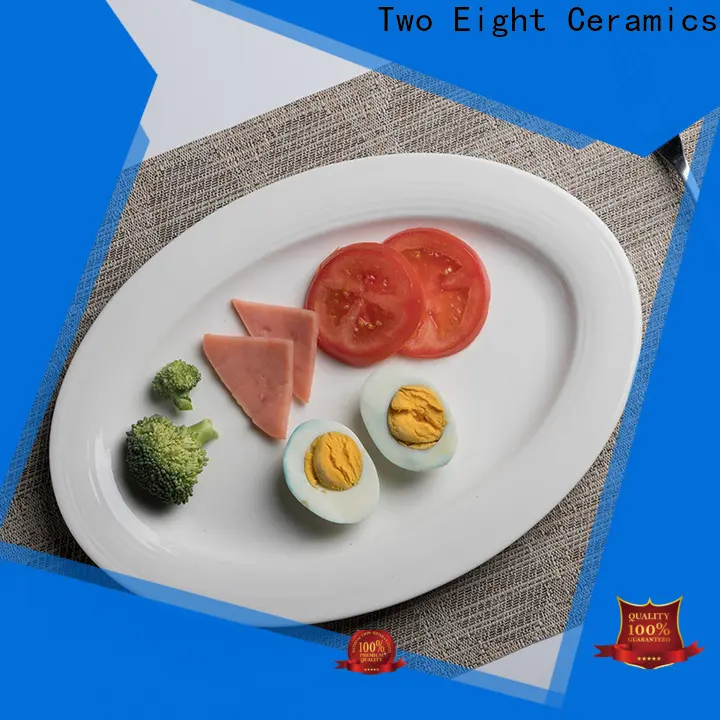 Two Eight Top dinner plates white Suppliers for dinning room 1