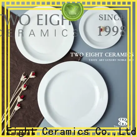 Two Eight white ceramic dinner plates Suppliers for dinner 1