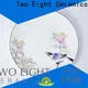 Two Eight flat ceramic plate company for home 1