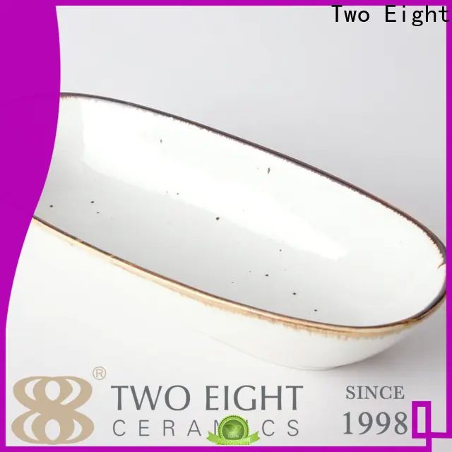Two Eight Latest ceramic rectangular plate for business for restaurant 1