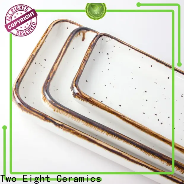 Two Eight pottery plate ideas Supply for home 1