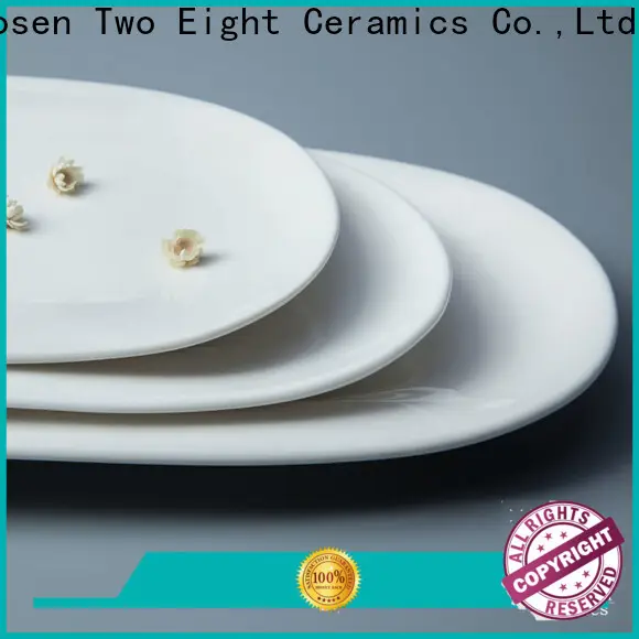 Two Eight pottery plates company for dinner1 1