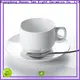 Two Eight tall ceramic coffee mugs company for dinning room 1
