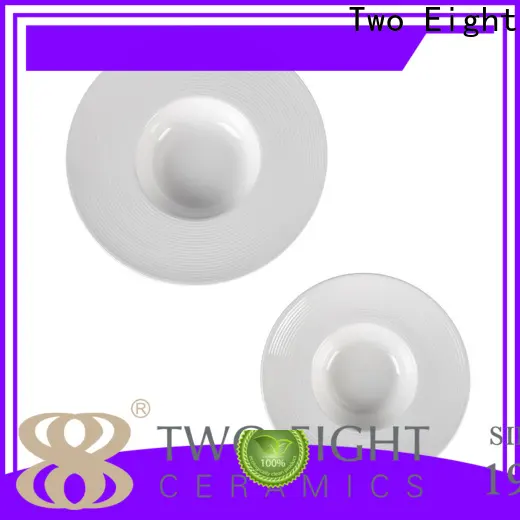 Two Eight square porcelain plates Supply for bistro 1
