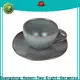 Two Eight shaped coffee mugs company for dinning room 1