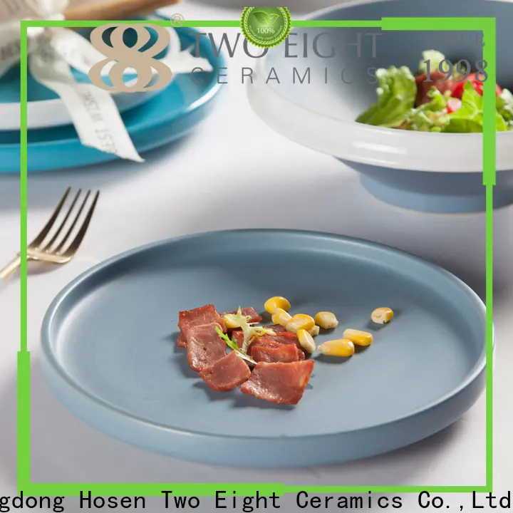 Two Eight ceramic plate printing company for hotel 1
