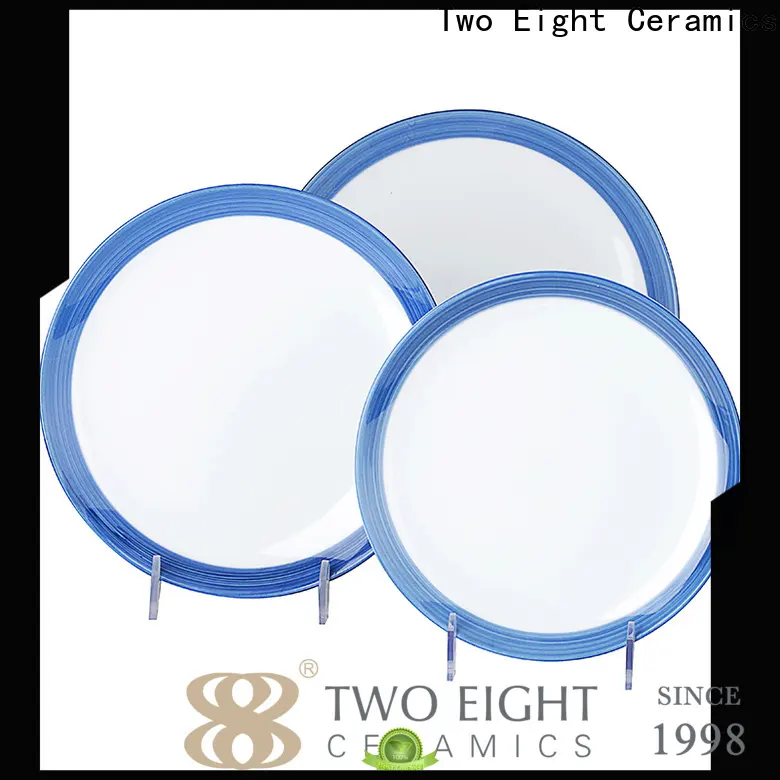 Two Eight crockery plates for business for dinning room 1