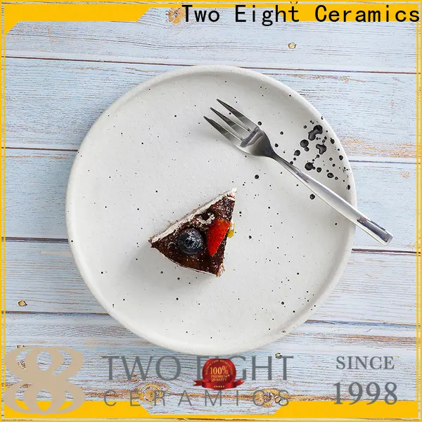 Two Eight hand painted ceramic plates company for dinning room1 1