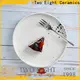 Two Eight hand painted ceramic plates company for dinning room1 1