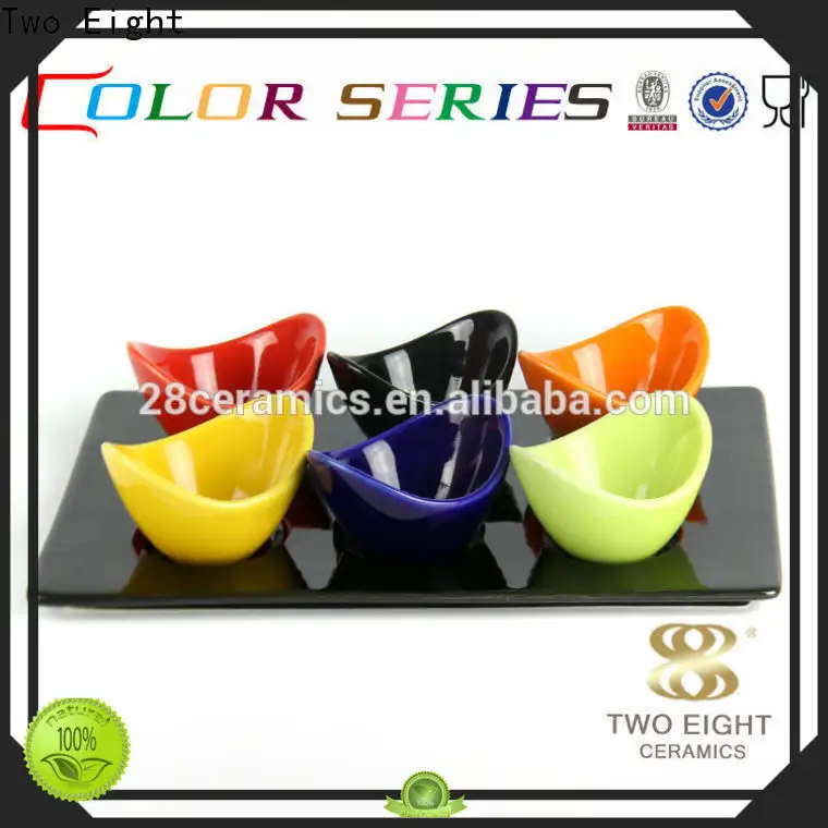 Two Eight ceramic pedestal bowl Suppliers for restaurant 1