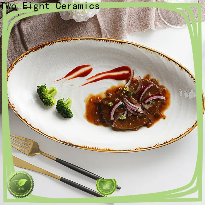 Custom ceramic cake plates factory for dinning room 1