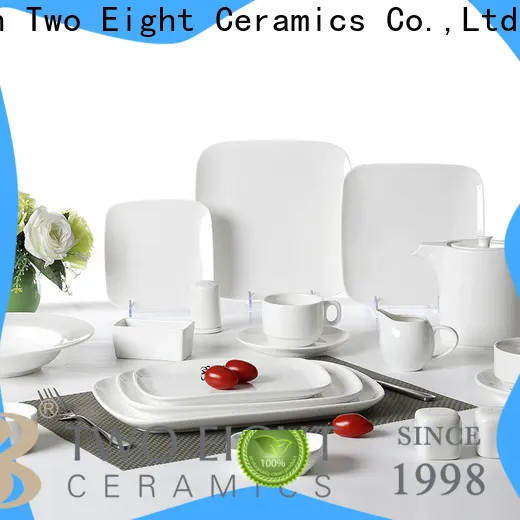 Two Eight ceramic birthday plate for business for dinner 1