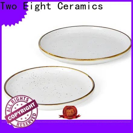 Two Eight Custom square ceramic plates for business for bistro 1